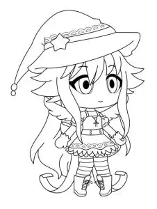 gacha life coloring pages