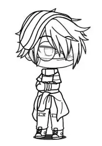 gacha life coloring pages