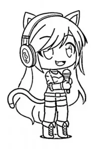 gacha life coloring pages