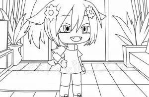 gacha life coloring pages