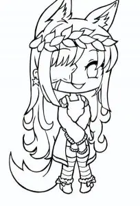 gacha life coloring pages