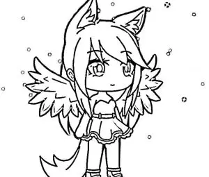 gacha life coloring pages