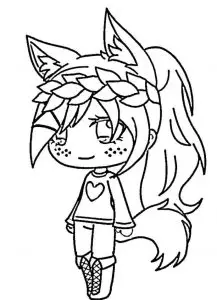 gacha life coloring pages