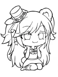 gacha life coloring pages