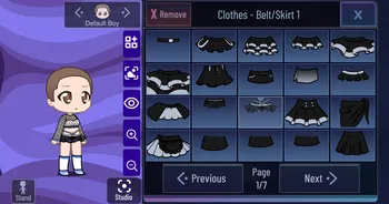 Gacha Lavender Faldas