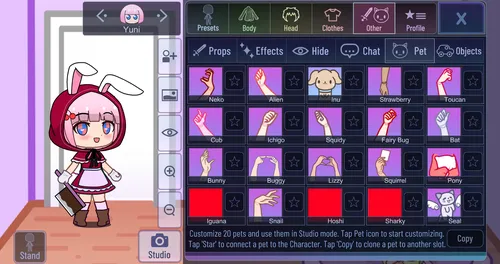 Mascotas de Gacha Art