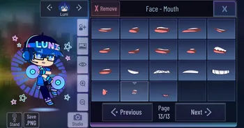 Gacha Cherry Blossom Mouths