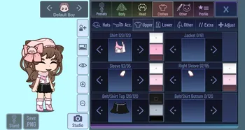 Gacha Cherry Blossom UI